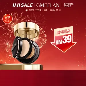 GMEELAN Black Truffle Zinc PCA Antioxidant Air Cushion 7g+10g Concealer Oil Control Even Skin Tone Brightening Pink Foundation Makeup Waterproof High Coverage Poreless Skin Flawless  Long-lasting with