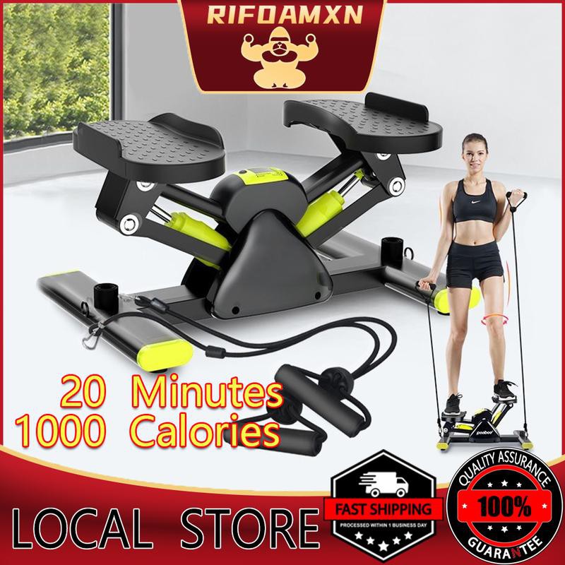 RIFOAMXN Step Stepper Exercise Machine At Home V Stepper Outdoor Fitness leg Exercise Steper Senaman Kaki Gym &Fitness vstepper