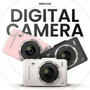 RODVUE Digital Camera N3 – Basic HD Resolution with 48MP & 16x Zoom Built-in Flash Auto Focus IPS Screen | Budget-Friendly Choice