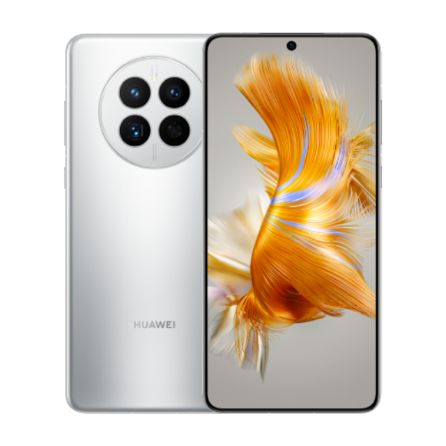 HUAWEI Mate 50 Pro Dual-SIM 256GB ROM + 8GB RAM (Only GSM | No CDMA) Factory Unlocked 4G/LTE Smartphone (Silver) - International Version